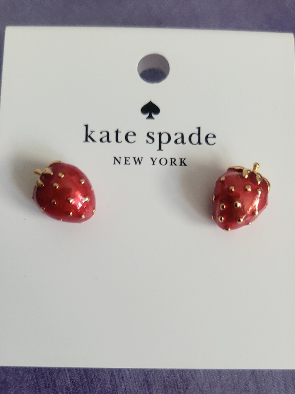 Kate Spade Strawberry Stud Earrings
